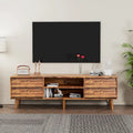 Mobile TV Vintage da 63" con Scaffali e Cassetti per TV fino a 60"