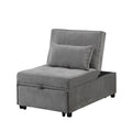 Poltrona Letto Pieghevole 4 in 1 per Futon Singolo, Divano Letto Regolabile – 39.9 x 26.8"