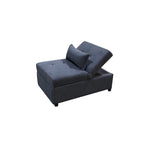Poltrona Letto Pieghevole 4 in 1 per Futon Singolo, Divano Letto Regolabile – 39.9 x 26.8"