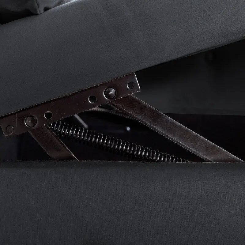 Chaise Longue da Interno, Poltrona Relax in Velluto per Camera da Letto con Contenitore e Cuscino, Moderna Chaise Longue Imbottita con Braccioli Arrotondati