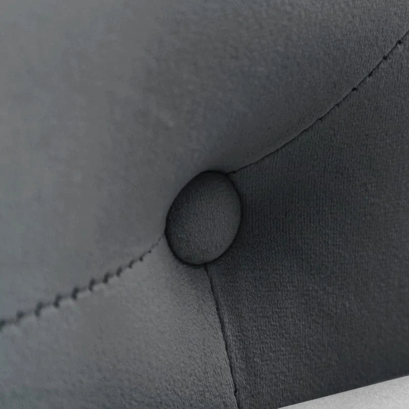 Chaise Longue da Interno, Poltrona Relax in Velluto per Camera da Letto con Contenitore e Cuscino, Moderna Chaise Longue Imbottita con Braccioli Arrotondati