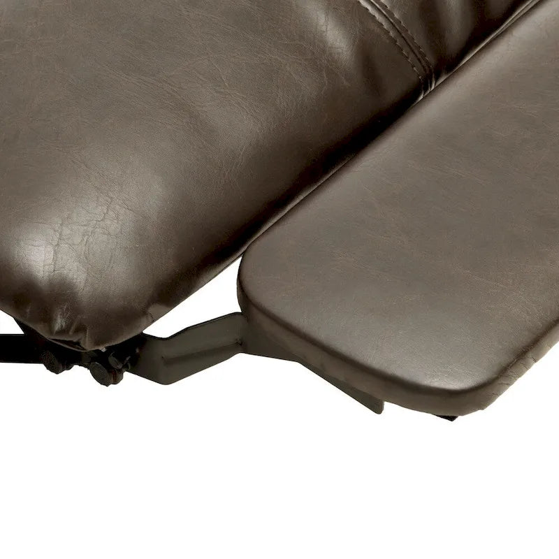 Poltrona Accento Plait in Pelle Intrecciata Cognac con Struttura in Legno Teak Naturale
