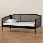 Daybed Moderno Mid-Century "Ogden" in Rattan Sintetico - Twin