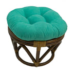 Sgabello Bali da 45 cm con cuscino in microfibra scamosciata