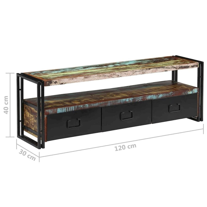 Mobile TV Consolle Credenza Mobile Multimediale Armadietto - 120x30x40 cm