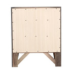 Comodino moderno a 3 cassetti in legno con pomello in metallo da 23 pollici