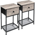 Comodini per camera da letto piccola - 15,74P x 11,8L x 21,65A
