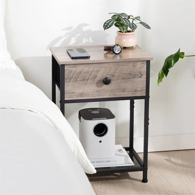 Comodini per camera da letto piccola - 15,74P x 11,8L x 21,65A