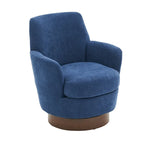 Poltrona accent girevole con base in acciaio inossidabile