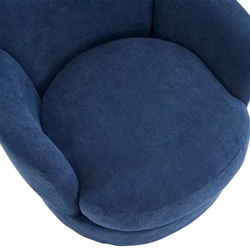 Poltrona accent girevole con base in acciaio inossidabile