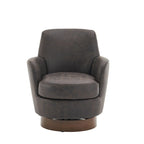Poltrona accent girevole con base in acciaio inossidabile