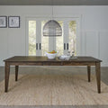 Tavolo rettangolare Midland Falls Rustic Brown con gambe
