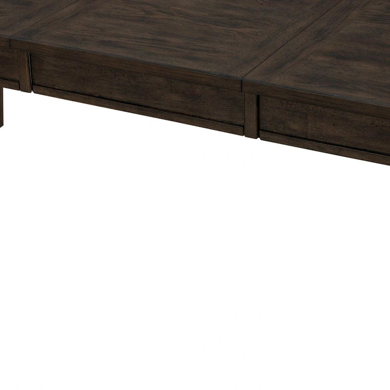 Tavolo rettangolare Midland Falls Rustic Brown con gambe
