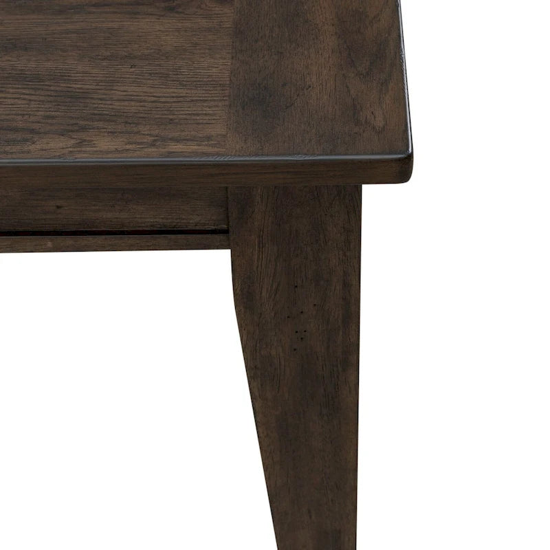 Tavolo rettangolare Midland Falls Rustic Brown con gambe